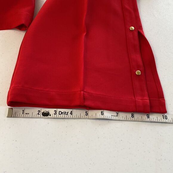 GILI True Red Side Vent Bootcut  Button Detail High Rise Pants Stretch Western - Picture 15 of 16